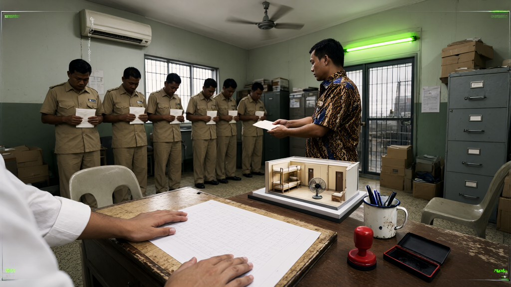 Double beds, aircon and big-screen TVs: Indonesia suspends officials over luxury prison cells