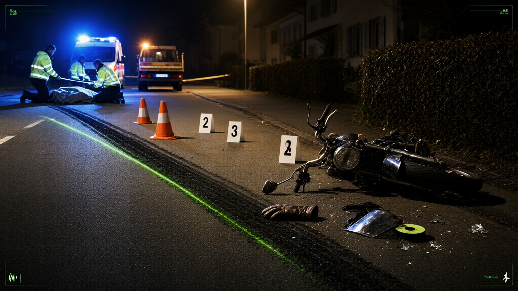 Mehrere Meter durch Luft geschleudet: Töfffahrer kommt ums Leben