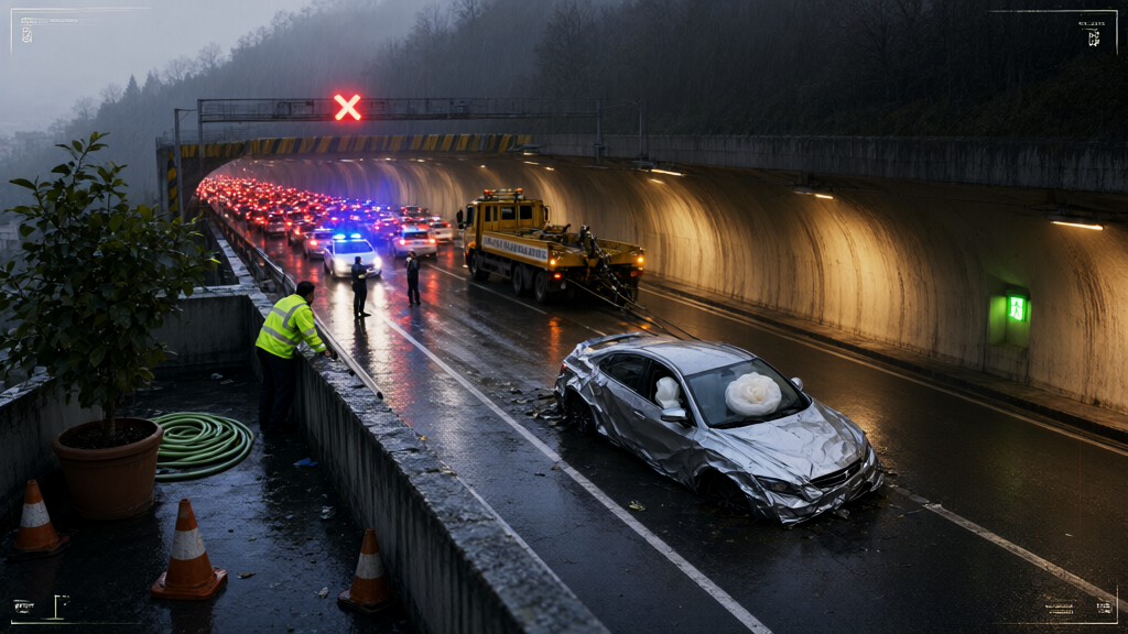 Incidente nella vedeggio cassarate traffico in tilt
